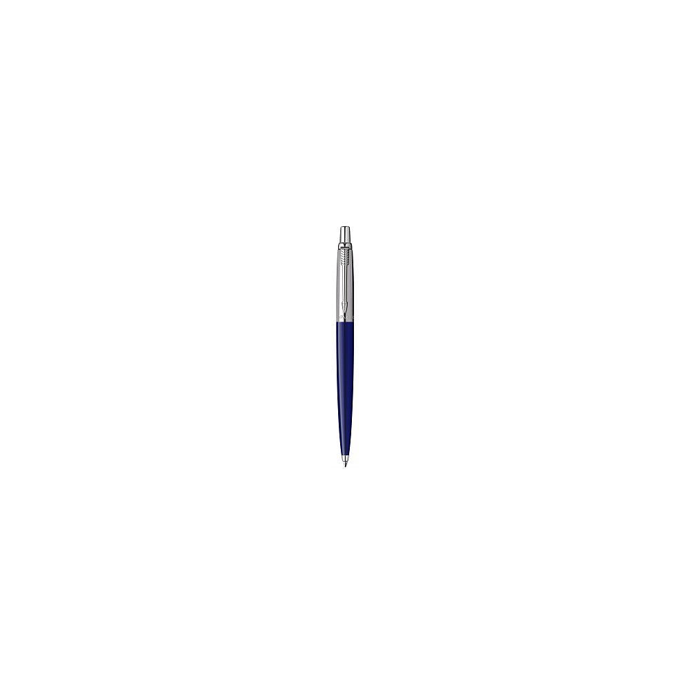 Ручка шариковая автоматическая "Parker Jotter Royal Blue CT", 1.0 мм, синий, серебристый, стерж. синий - 2