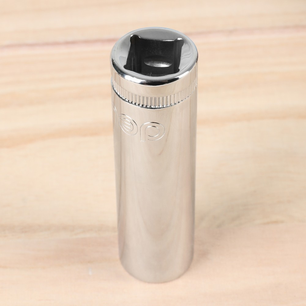 Головка торцевая шестигранная Deli YS EDQ4314 1/2", 14 мм, глубокая, серебристый - 4