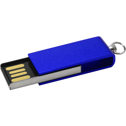 USB Flash 2.0 16 Gb VDM-055, пластик, метал, синий  - 3