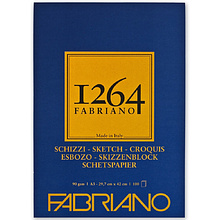 Блок-склейка бумаги для скетчинга "Fabriano. 1264", 90 г/м2