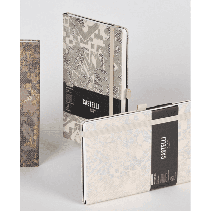Блокнот "Shabby silver texture", А5, 96 листов, линейка, серебряный - 6