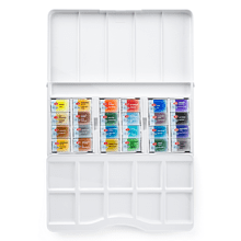 Краски акварельные "Белые ночи Путешествия", набор 24 цвета, кюветы