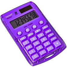 Калькулятор карманный Rebell "StarletV WB", 8-разрядный, фиолетовый