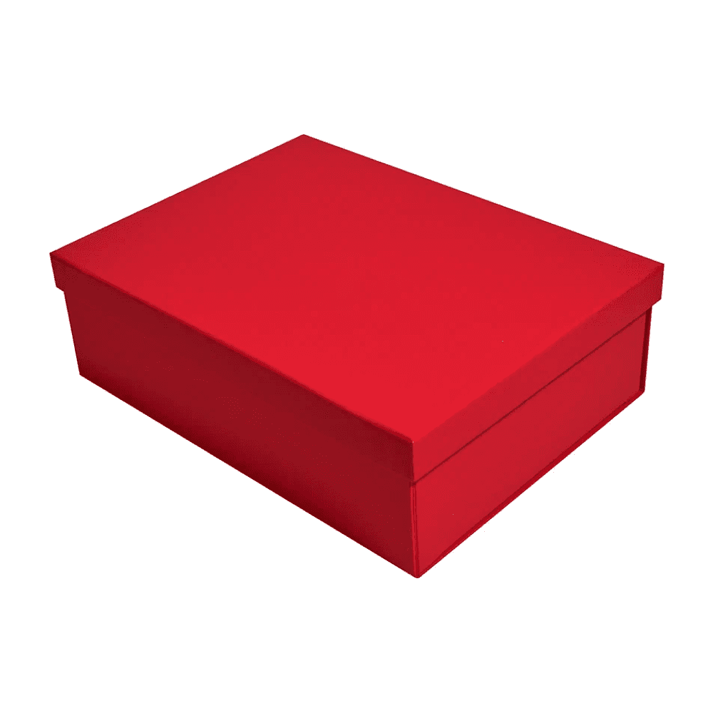 Коробка подарочная картонная, 223х308х95 мм, красный