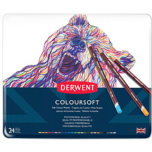 Набор цветных карандашей "Coloursoft", 24 цвета