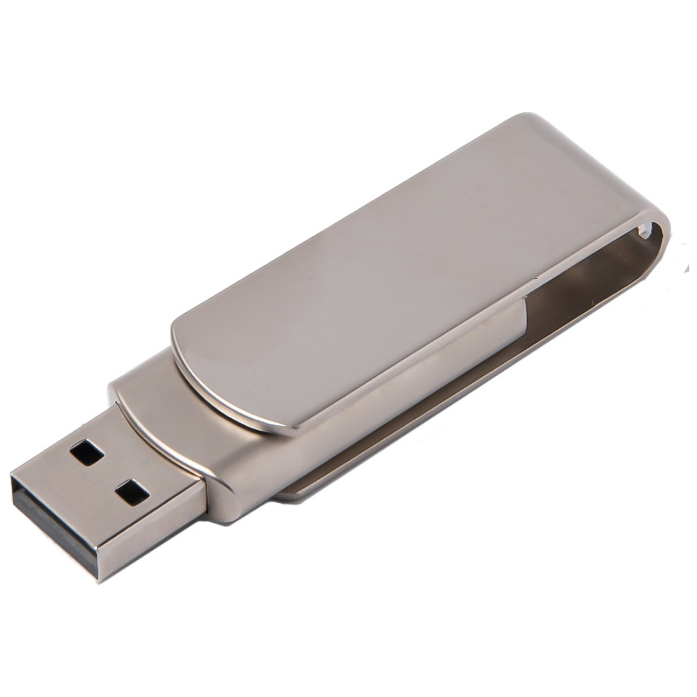 Карта памяти USB Flash 2.0 "Swing metal", 32 Gb, металл, серебристый - 3
