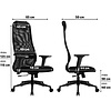 Кресло компьютерное ErgoLife Sit 8 B1-8D, сетчатая ткань, черный - 4