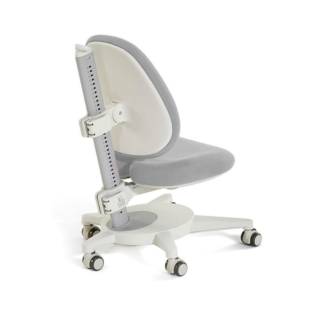 Кресло детское Ergosmart Gulliver, ткань, пластик, корпус белый, с чехлом салатовым, серый - 3