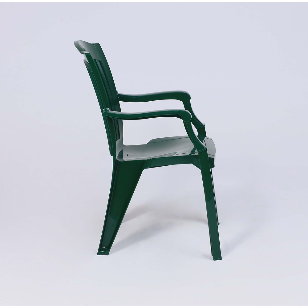 Кресло садовое №7 "Премиум-1 "2", пластик, темно-зеленый - 4