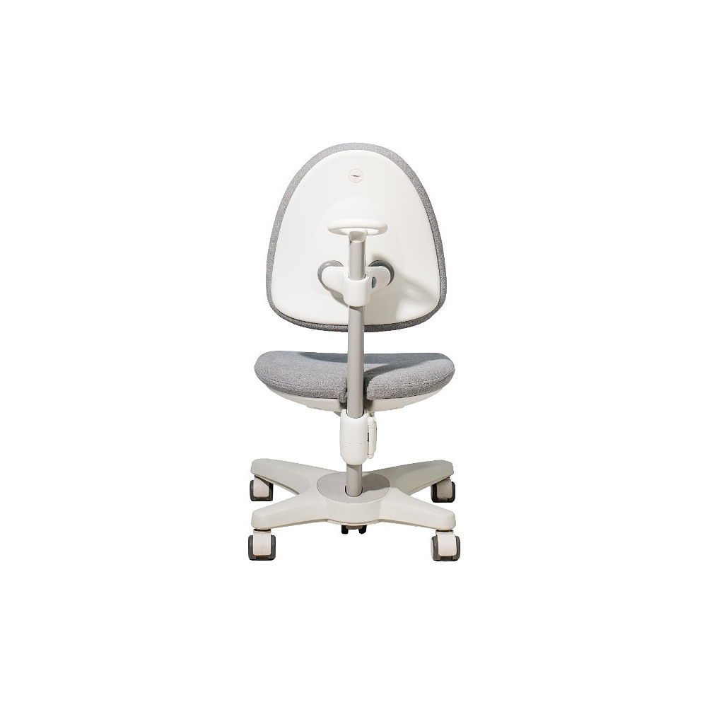 Кресло детское Ergosmart Maximus, ткань, серый, пластик, корпус белый, с чехлом "светлый лен" - 2