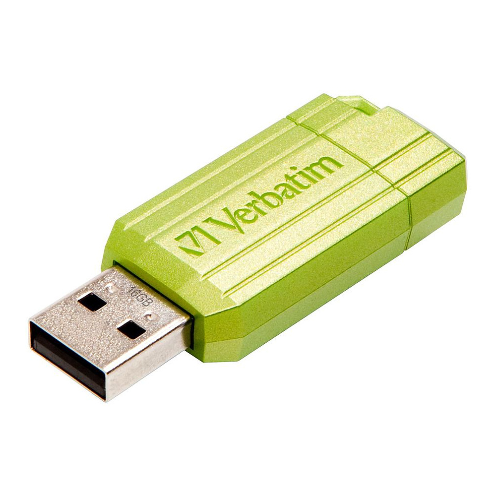 USB-накопитель "PinStripe", 16 Gb, usb 2.0, эвкалиптовый зеленый
