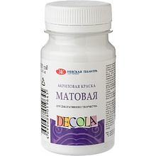 Краска акриловая матовая "Декола", 100 мл