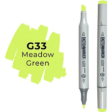 Маркер художественный "Brushmarker", G33 зеленый луг