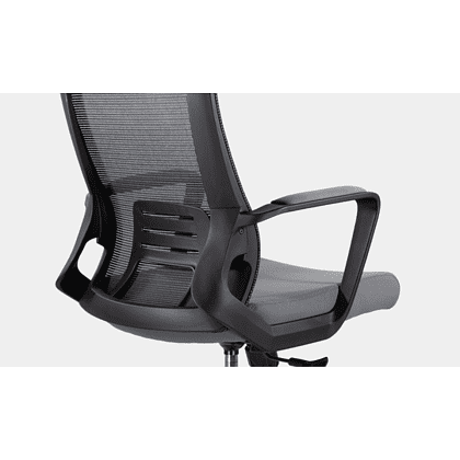 Кресло для руководителя "UTFC Рекорд М-878", пластик, черный  - 7