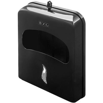 Диспенсер BXG-CD-8019В для бумажных покрытий на унитаз, черный