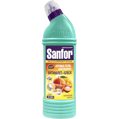 Средство чистящее для сантехники "Sanfor Арома Экзотические фрукты", 750 г