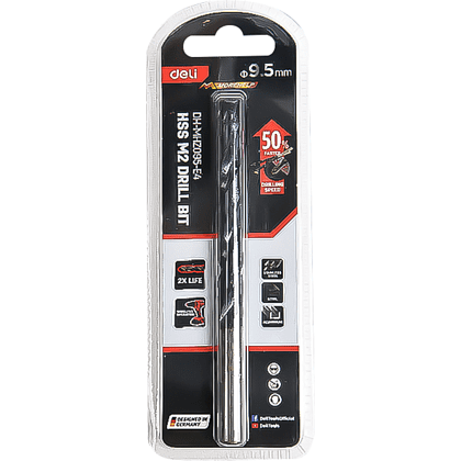 Сверло по металлу Deli RS EDH-MHZ100-E4, 10.0 мм, DIN 338, HSS-TiN - 2