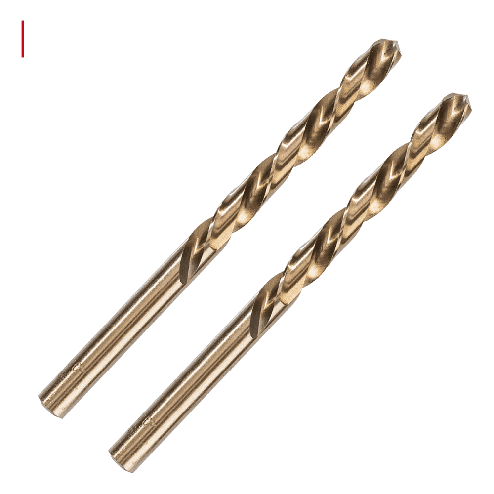 Сверло по металлу Deli RS EDH-MHZ010-E2, 1.0 мм, DIN 338, HSCo 5%, 2 шт.