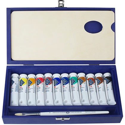 Краски масляные "Мастер Класс", 12 цветов, 18 мл, подарочная упаковка - 4