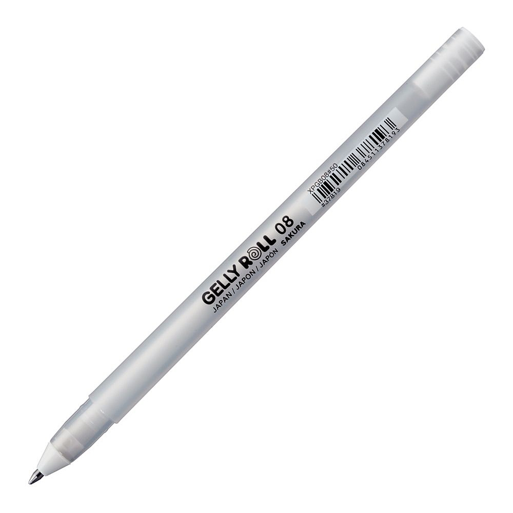 Ручка гелевая "Gelly Roll Basic", 0.4 мм, белый, стерж. белый - 3