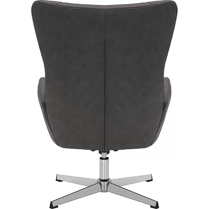 Кресло мягкое EVERPROF Apple, ткань, темно-серый - 4