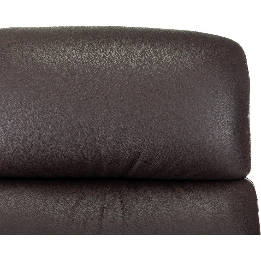 Кресло для руководителя Бюрократ VEGA, кожа, коричневый - 10