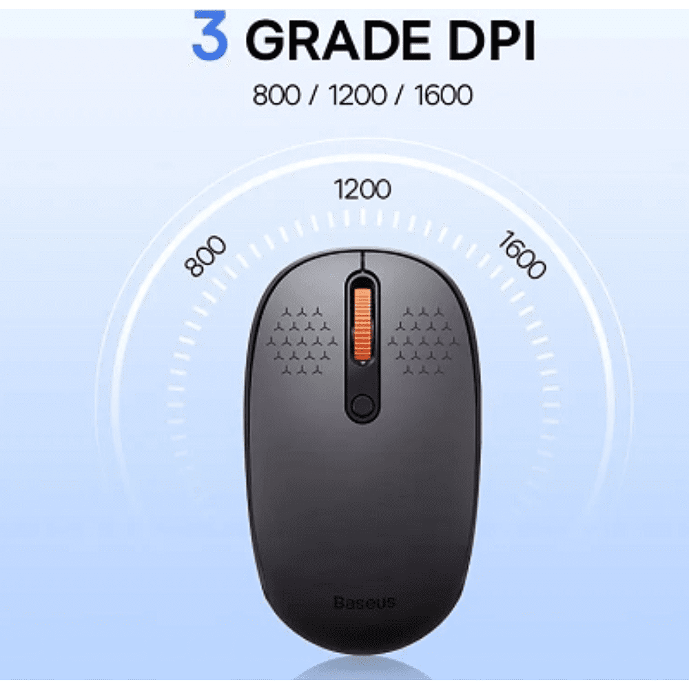 Мышь Frosted Gray Baseus "F01A", беспроводная - 5