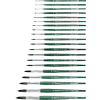 Кисть для рисования "Tintoretto Emerald", синтетика, круглая, №9 - 2