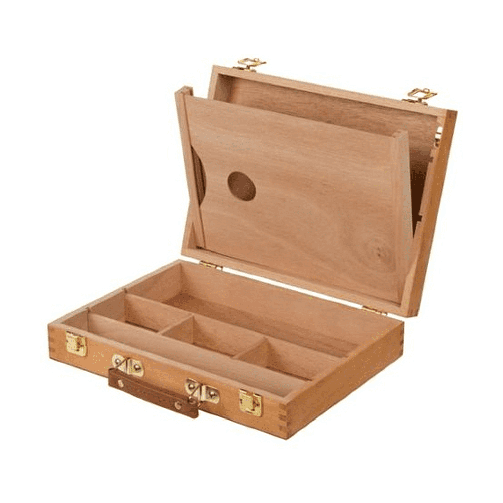 Ящик художника "Сонет" №2, для кистей и красок, с палитрой, бук