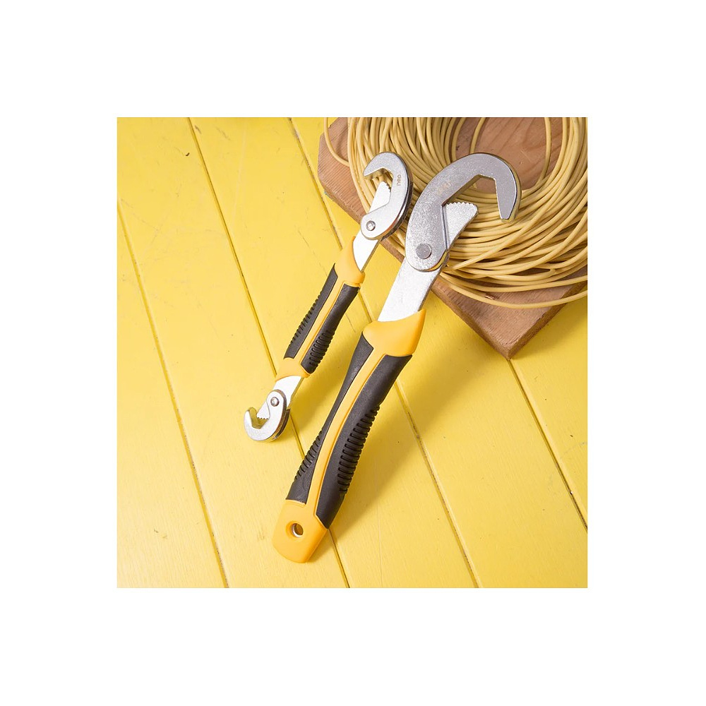 Набор универсальных самозажимных ключей Deli YS EDL932-2, 9-14 мм, 15-22мм, 23-32 мм - 6