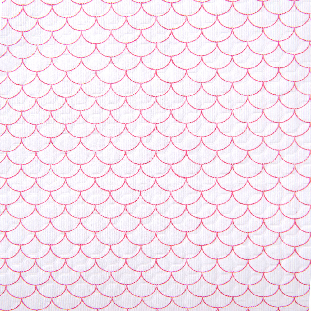 Салфетка из целлюлозы "Celina clean fish print", 33x42 см, 25 шт/рул, красный - 2