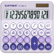 Калькулятор настольный CD-2861-12 Catiga, 12-разрядный, пластик, фиолетовый