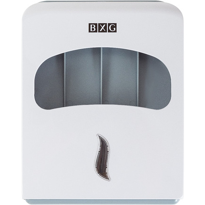 Диспенсер BXG-CD-8019 для бумажных покрытий на унитаз, белый - 4