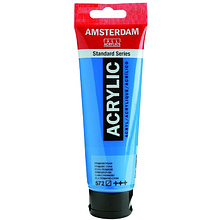 Краски акриловые "Amsterdam", 572 голубой основной, 120 мл, туба