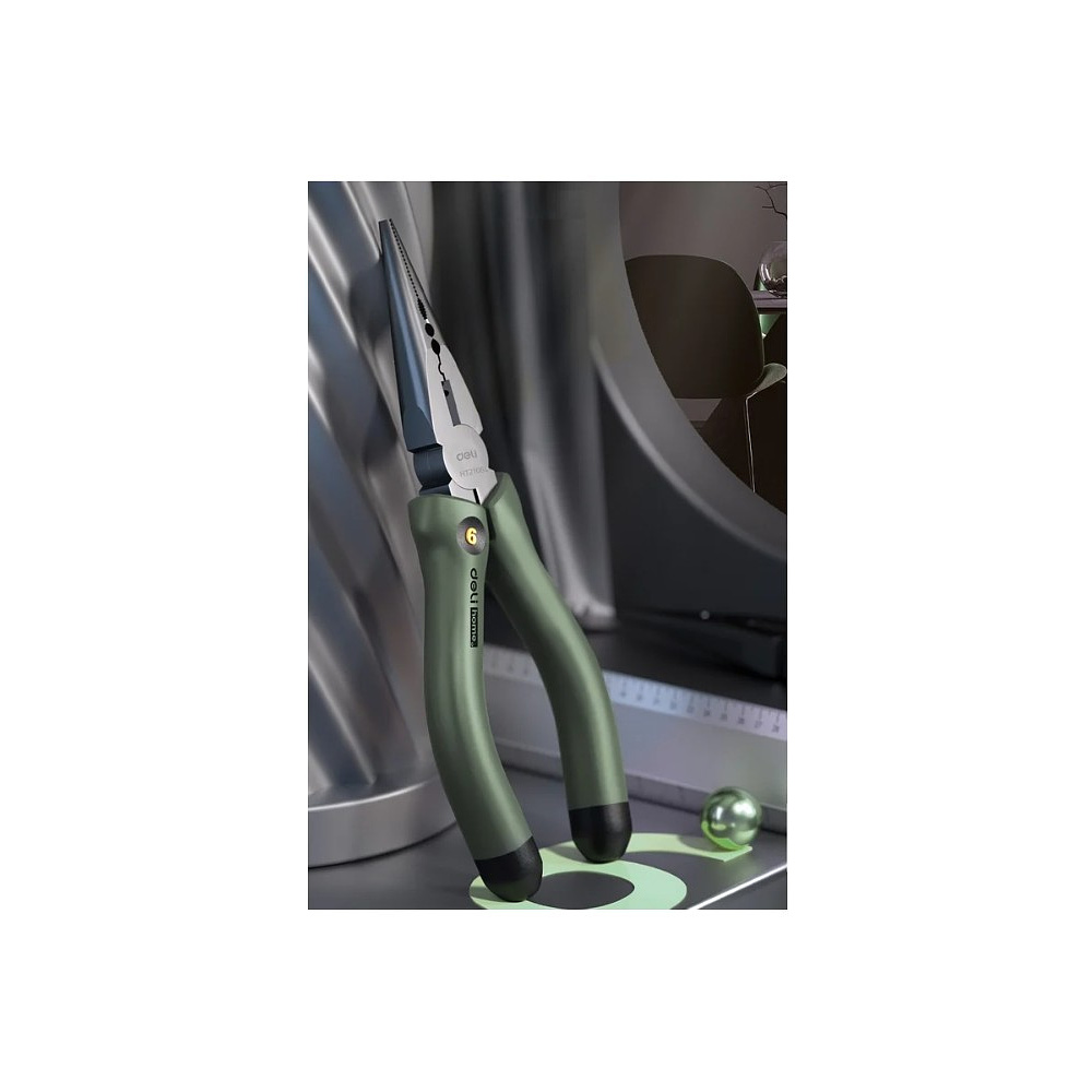 Набор ручного инструмента Deli HS EHT0006L, 6 предметов, Soft Touch, зеленый - 8