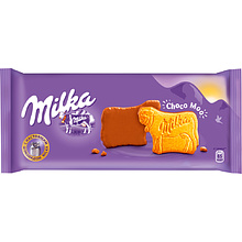 Печенье "Milka", 200 г, покрытое молочным шоколадом