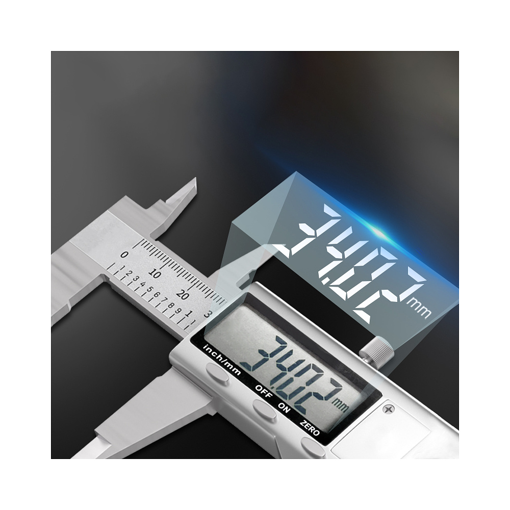 Электронный штангенциркуль Deli "EDL91150", 150 мм, серебристый - 5