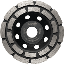 Чашка алмазная по бетону Krugo, 125x22.23 мм, двухрядная