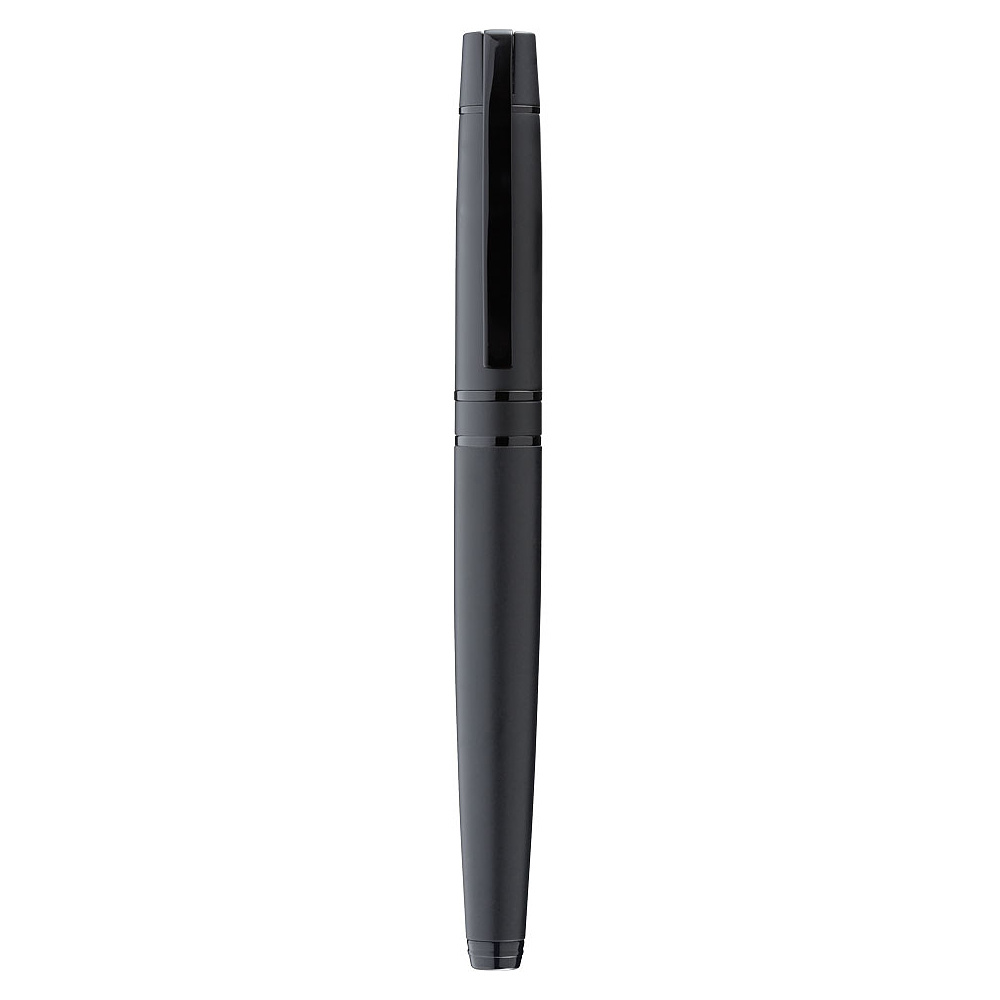 Ручка-роллер "Vip R Gum", 0.7 мм, черный, стерж. синий - 2