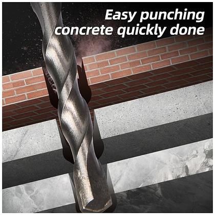 Бур по бетону Deli YS EDH-Y06110, 6x110 мм, SDS-PLUS - 4