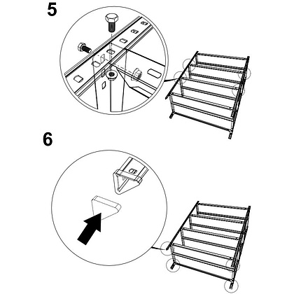 Стеллаж MS 200KD/100x30/4 (1950x1000x300) - 8