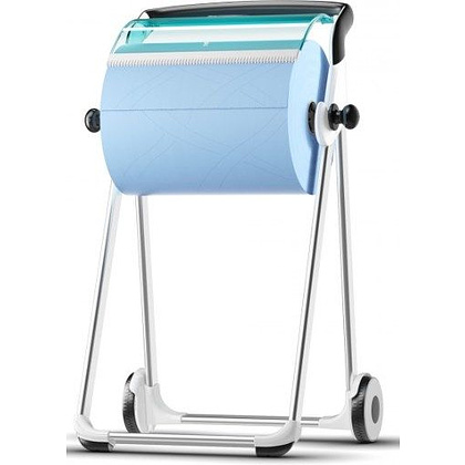 Диспенсер Tork для протирочных материалов в рулонах W1, белый, голубой