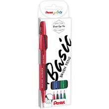 Маркер-кисть "Brush Sign pen. Basic", 4 шт