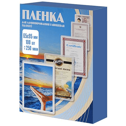 Пленка для ламинирования Office Kit, 65х95, 250