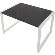 Стол журнальный ALLERD RION, белый муар, Металл Бруклин