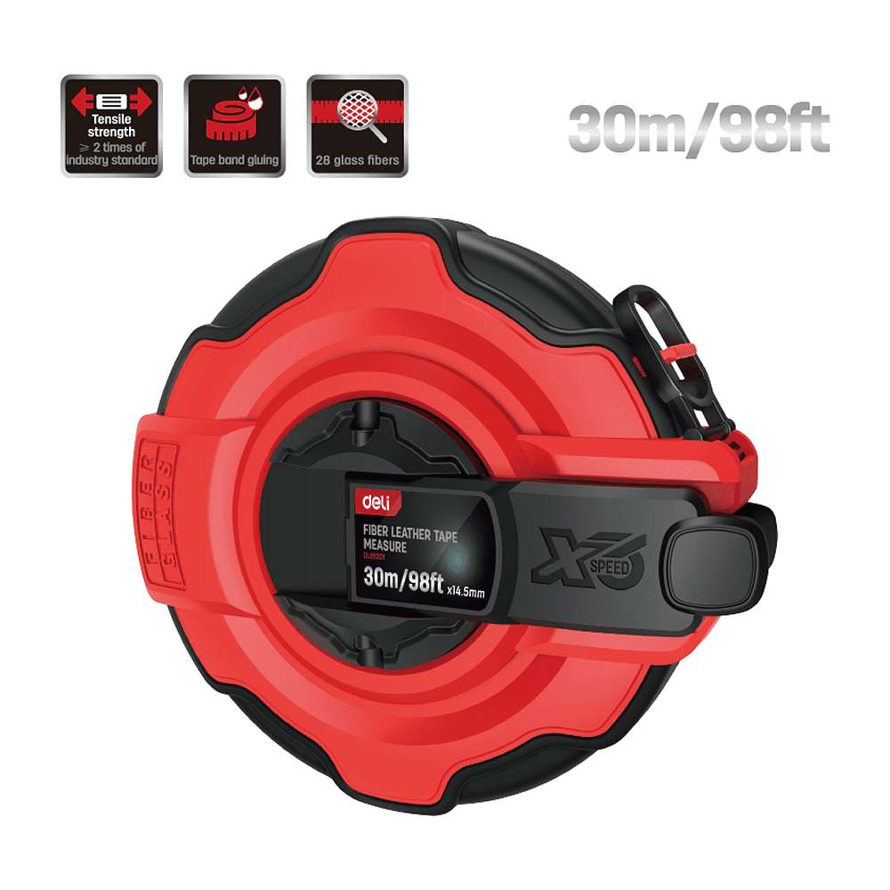 Рулетка Deli RS EDL9930Y, 30 м х 14.5 мм - 5