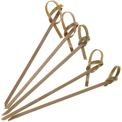 Пика узелок 6 см, бамбук, 100 шт./упак