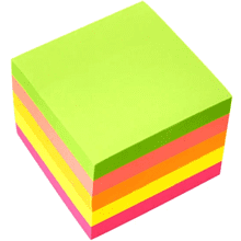 Бумага для заметок на клейкой основе "Yesli:", 51x51 мм