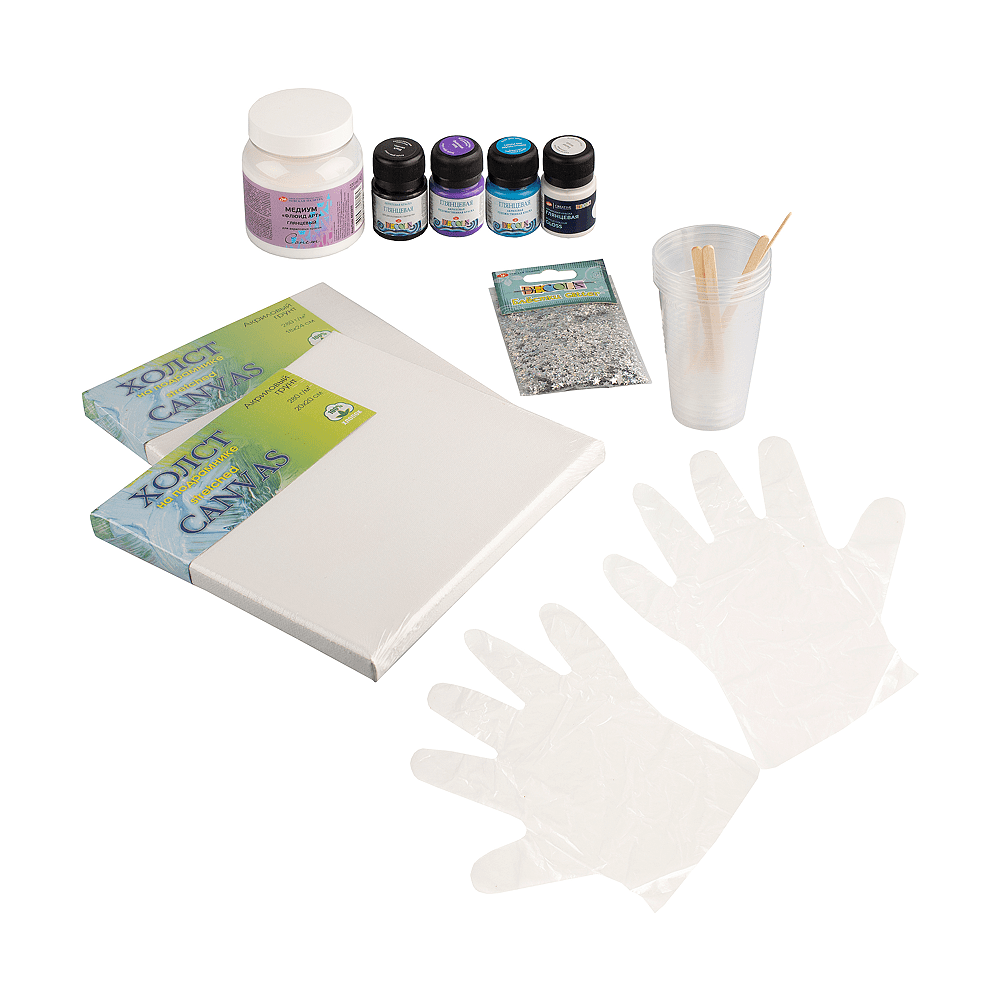 Набор для творчества "Decola флюид арт.Космос" - 4
