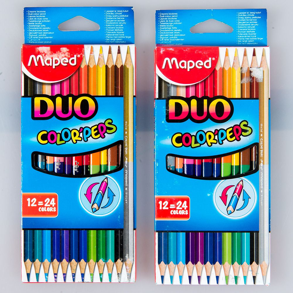 Цветные карандаши "Duo", 12 цветов, -30% - 2